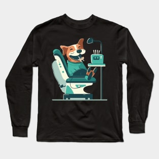 Funny Vet-Inspired Design: 'Trust Me, I'm a Dogtor Long Sleeve T-Shirt